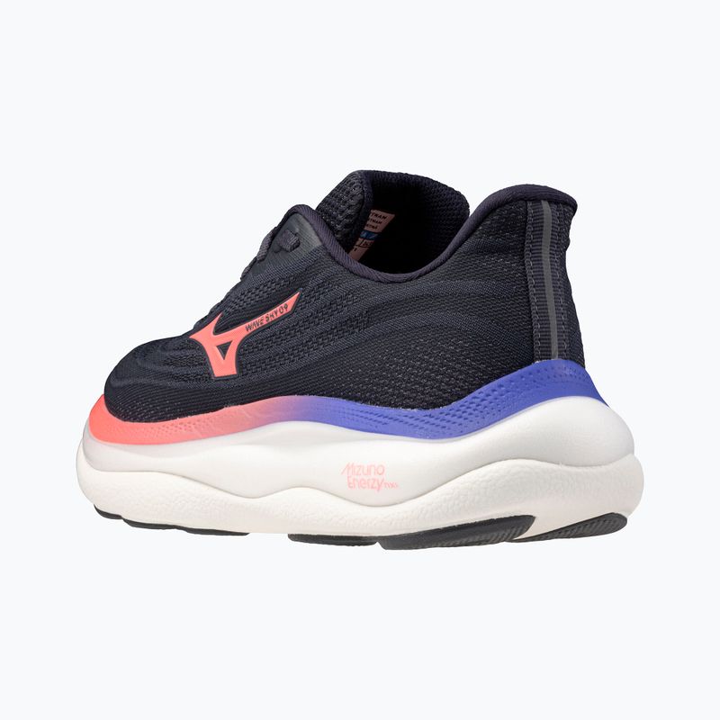Кросівки для бігу жіночі Mizuno Wave Sky 9 odyssey gray/striking coral/iris bloom 5