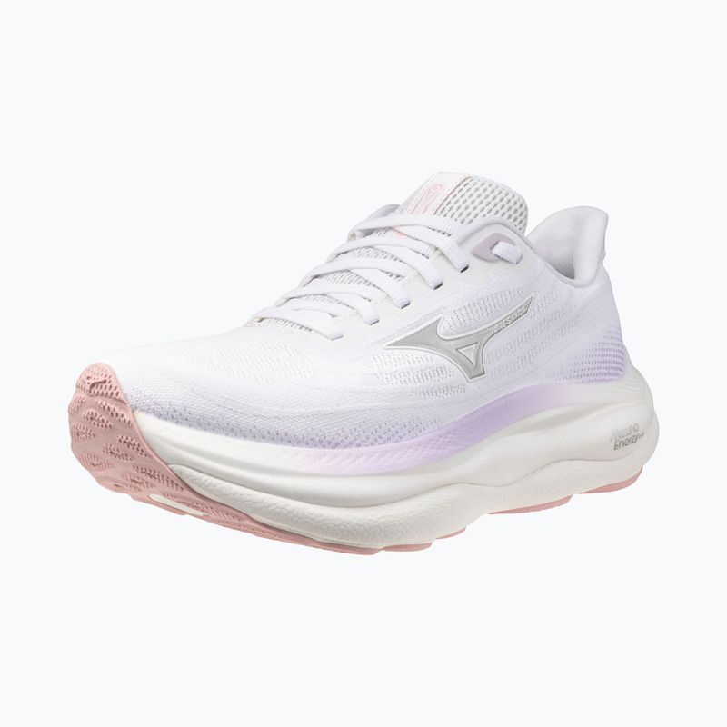 Кросівки для бігу жіночі Mizuno Wave Sky 9 white/silver/orchid petal 3