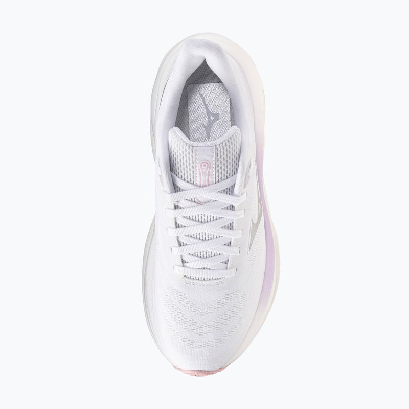Кросівки для бігу жіночі Mizuno Wave Sky 9 white/silver/orchid petal 7