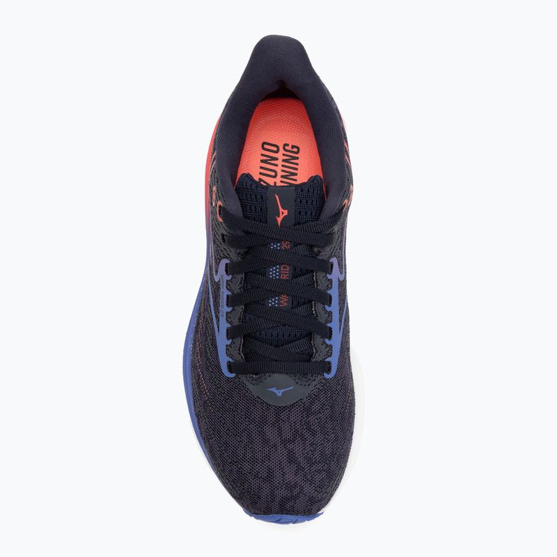 Кросівки для бігу жіночі Mizuno Wave Rider 29 odyssey gray/iris bloom/calypsocoral 5
