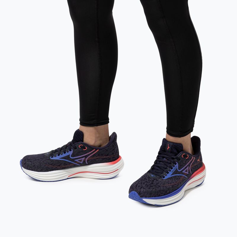 Кросівки для бігу жіночі Mizuno Wave Rider 29 odyssey gray/iris bloom/calypsocoral 17