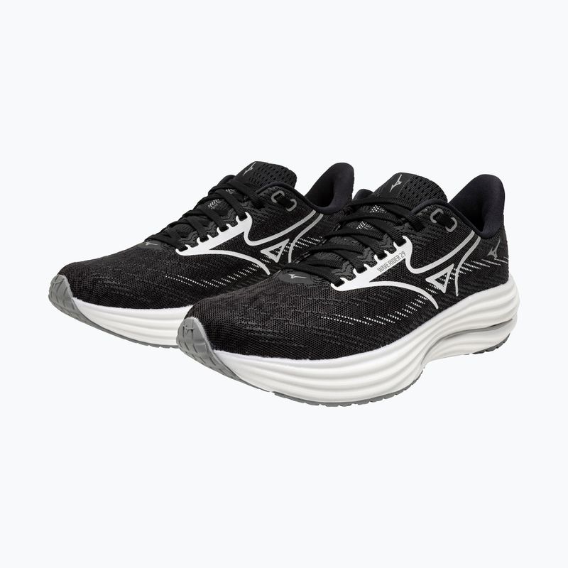 Кросівки для бігу жіночі Mizuno Wave Rider 29 black sand/white/black 8