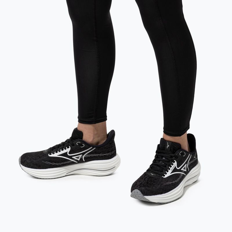 Кросівки для бігу жіночі Mizuno Wave Rider 29 black sand/white/black 10