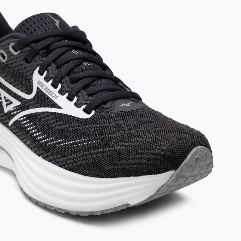 Кросівки для бігу жіночі Mizuno Wave Rider 29 black sand/white/black 7