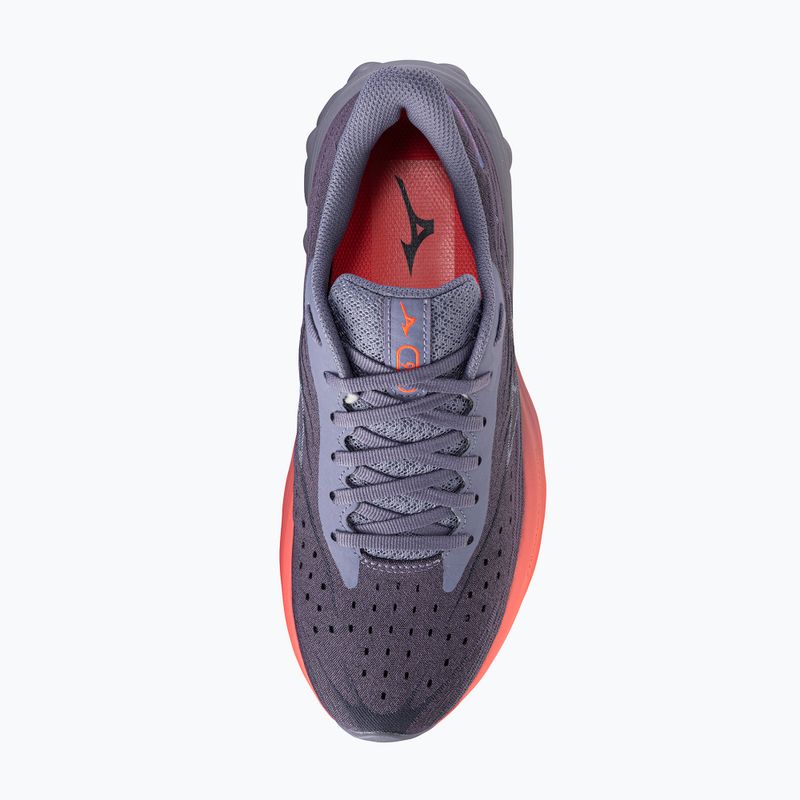 Кросівки для бігу жіночі Mizuno Wave Skyrise 6 blue granite/icelandic blue/strikingcoral 5