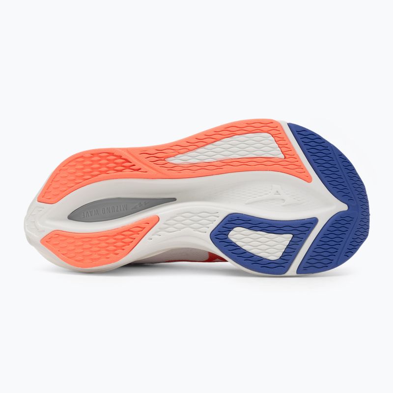 Кросівки для бігу жіночі Mizuno Wave Rebellion Flash 3 white/striking coral/iris bloom 4
