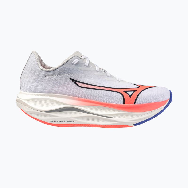 Кросівки для бігу жіночі Mizuno Wave Rebellion Flash 3 white/striking coral/iris bloom 9