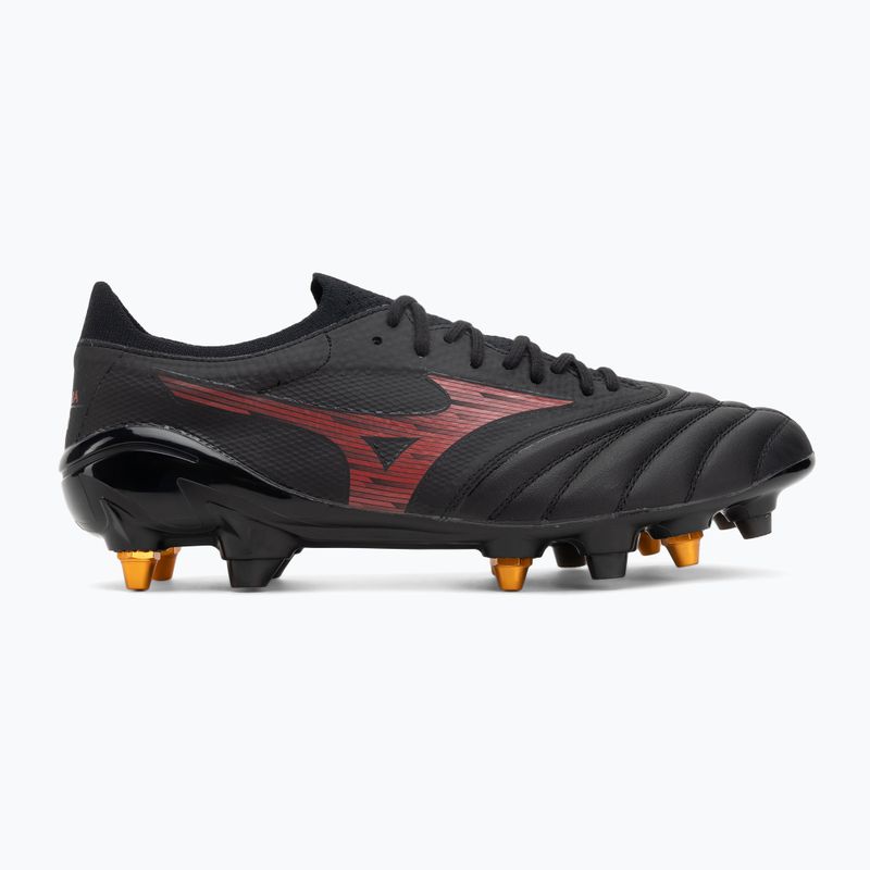 Кросівки футбольні чоловічі Mizuno Morelia Neo IV Beta Elite Mix SG black/morelia 40th red/black 2