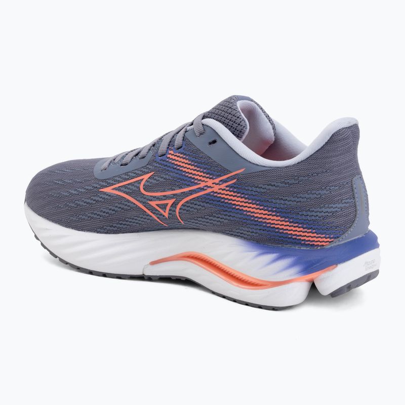 Кросівки для бігу жіночі Mizuno Wave Inspire 21 blue granite/striking coral/irisbloom 3