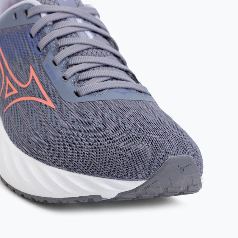 Кросівки для бігу жіночі Mizuno Wave Inspire 21 blue granite/striking coral/irisbloom 7