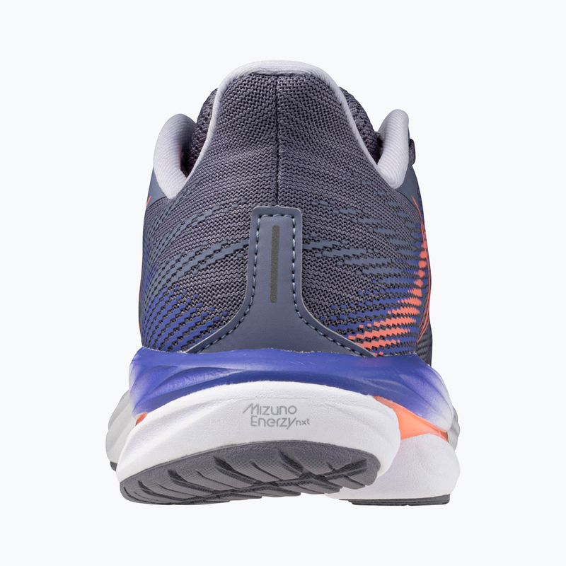 Кросівки для бігу жіночі Mizuno Wave Inspire 21 blue granite/striking coral/irisbloom 4