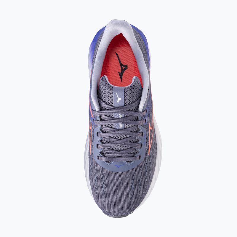 Кросівки для бігу жіночі Mizuno Wave Inspire 21 blue granite/striking coral/irisbloom 6