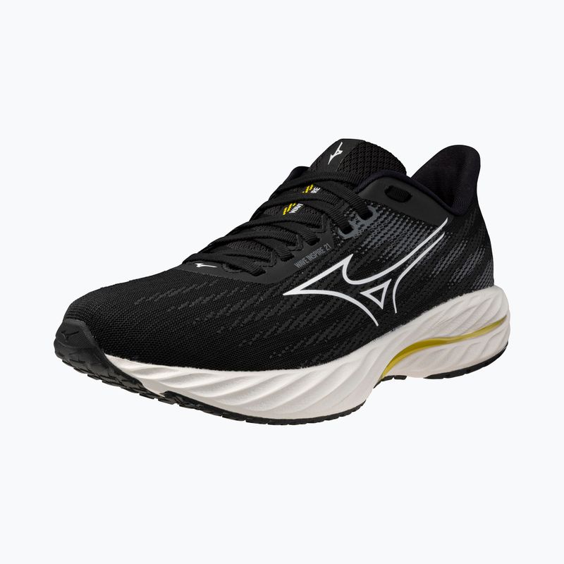 Кросівки для бігу жіночі Mizuno Wave Inspire 21 black/white/vibrant yellow 3