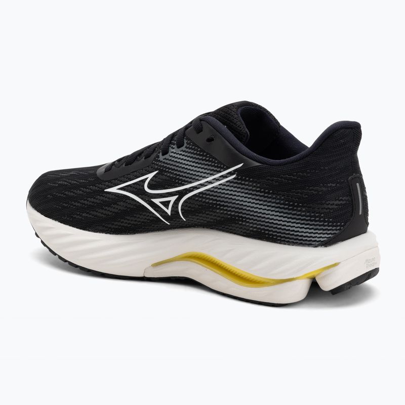 Кросівки для бігу жіночі Mizuno Wave Inspire 21 black/white/vibrant yellow 3