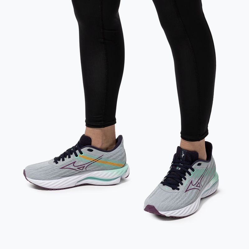 Кросівки для бігу жіночі Mizuno Wave Inspire 21 pearl blue/dark purple/ice green 10