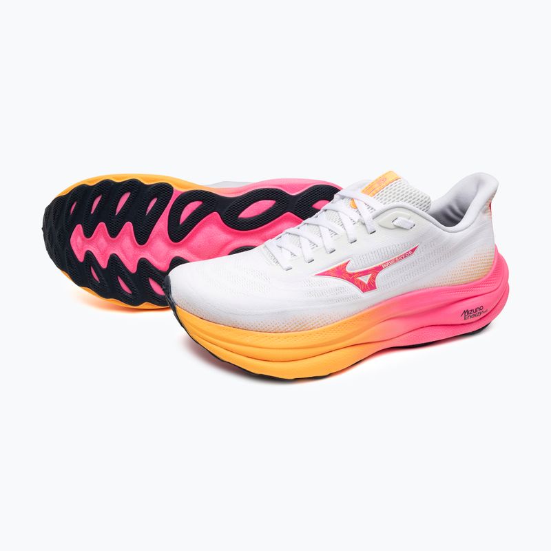 Кросівки для бігу Mizuno Wave Sky 9 white/tang orange/pink tetra 9