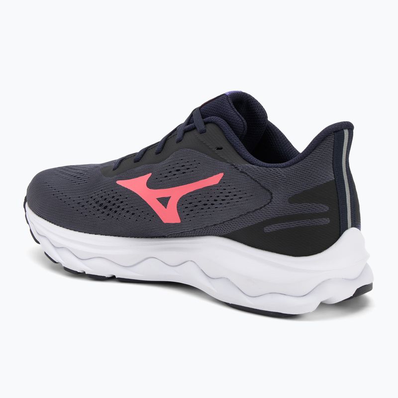 Кросівки для бігу жіночі Mizuno Wave Serene 2 baritone blue/striking coral/irisbloom 3