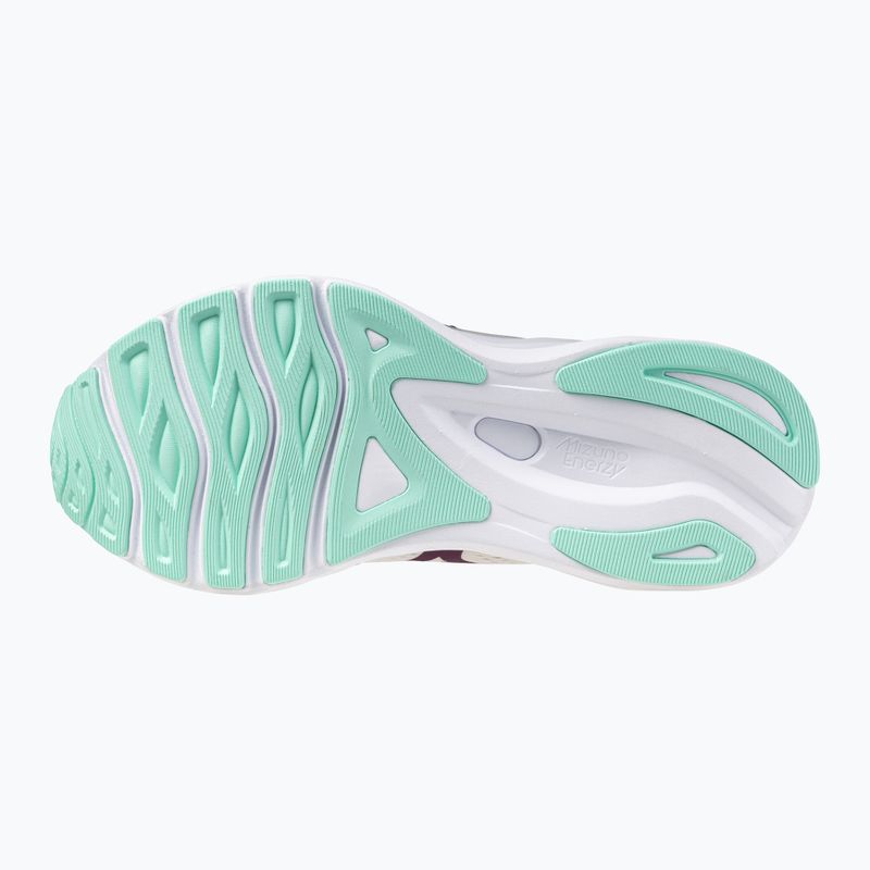 Кросівки для бігу жіночі Mizuno Wave Serene 2 snow white/dark purple/ice green 11