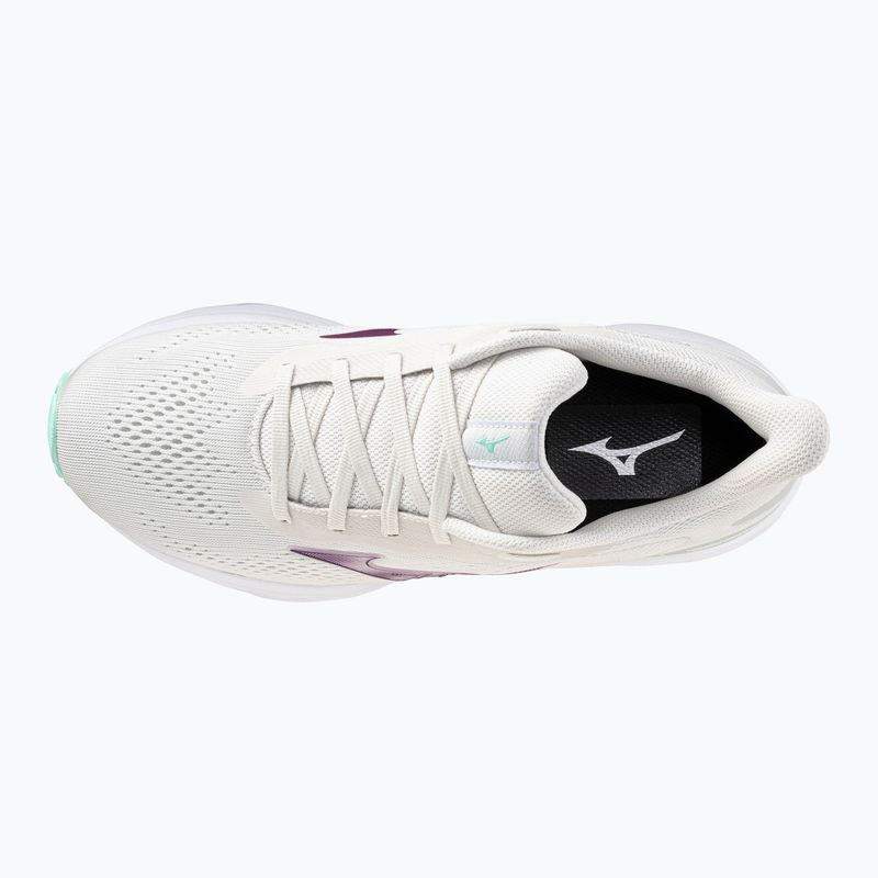 Кросівки для бігу жіночі Mizuno Wave Serene 2 snow white/dark purple/ice green 12