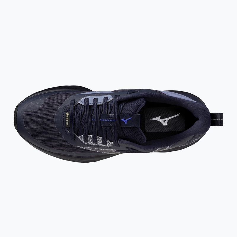 Кросівки для бігу жіночі Mizuno Wave Rider GTX 3 odyssey gray/icelandic blue/irisbloom 5