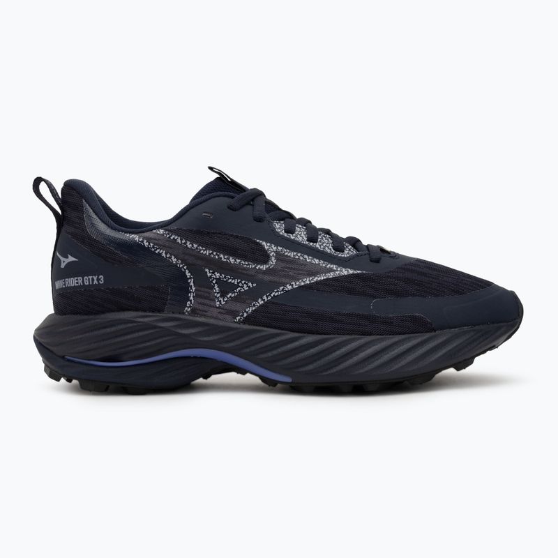 Кросівки для бігу жіночі Mizuno Wave Rider GTX 3 odyssey gray/icelandic blue/irisbloom 2