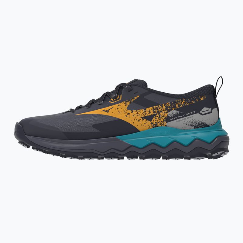 Кросівки для бігу чоловічі Mizuno Wave Ibuki 5 GTX odyssey gray/citrus/baritone blue 8