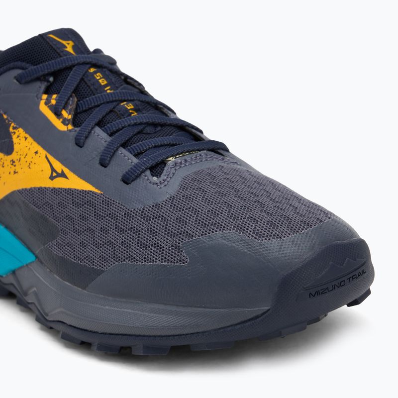 Кросівки для бігу чоловічі Mizuno Wave Ibuki 5 GTX odyssey gray/citrus/baritone blue 7
