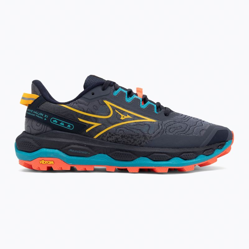 Кросівки для бігу чоловічі Mizuno Wave Mujin 11 odyssey gray/citrus/fiery coral 2 2