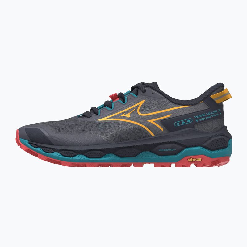 Кросівки для бігу чоловічі Mizuno Wave Mujin 11 odyssey gray/citrus/fiery coral 2 8