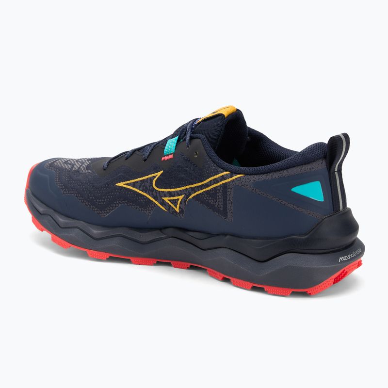Кросівки для бігу чоловічі Mizuno Wave Daichi 9 baritone blue/citrus/fiery coral 2 3