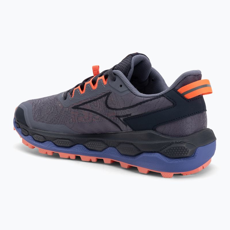 Кросівки для бігу жіночі Mizuno Wave Mujin 11 blue granite/silver/striking coral 3