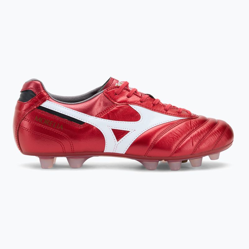 Кросівки футбольні чоловічі Mizuno Morelia II Japan Md red/white/black 2