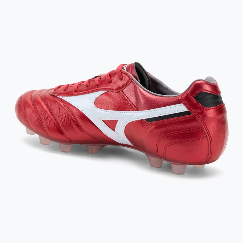 Кросівки футбольні чоловічі Mizuno Morelia II Japan Md red/white/black 3
