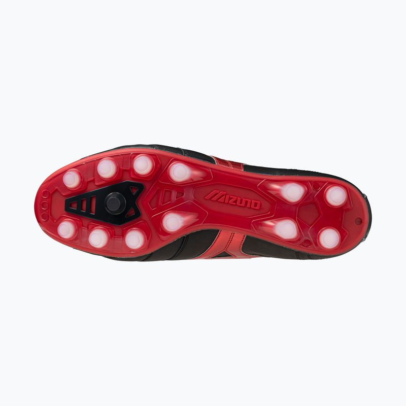 Кросівки футбольні чоловічі Mizuno Morelia II Elite FG black/morelia 40th red/black sand 11