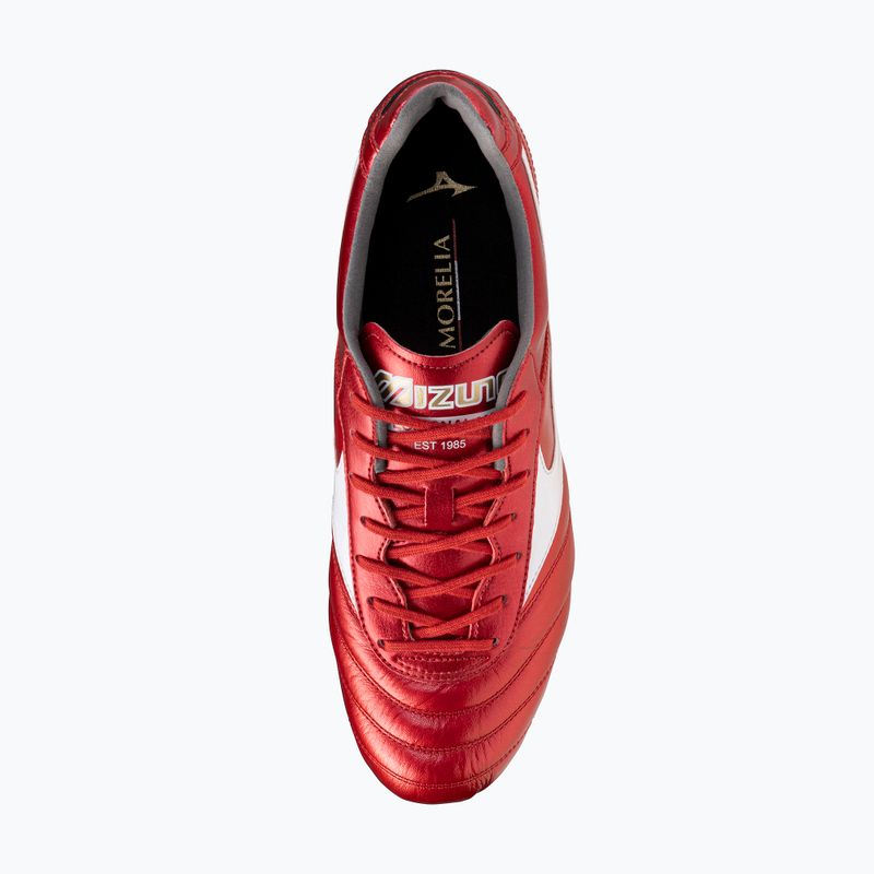Кросівки футбольні чоловічі Mizuno Morelia II Elite FG morelia 40th red/white/black 12