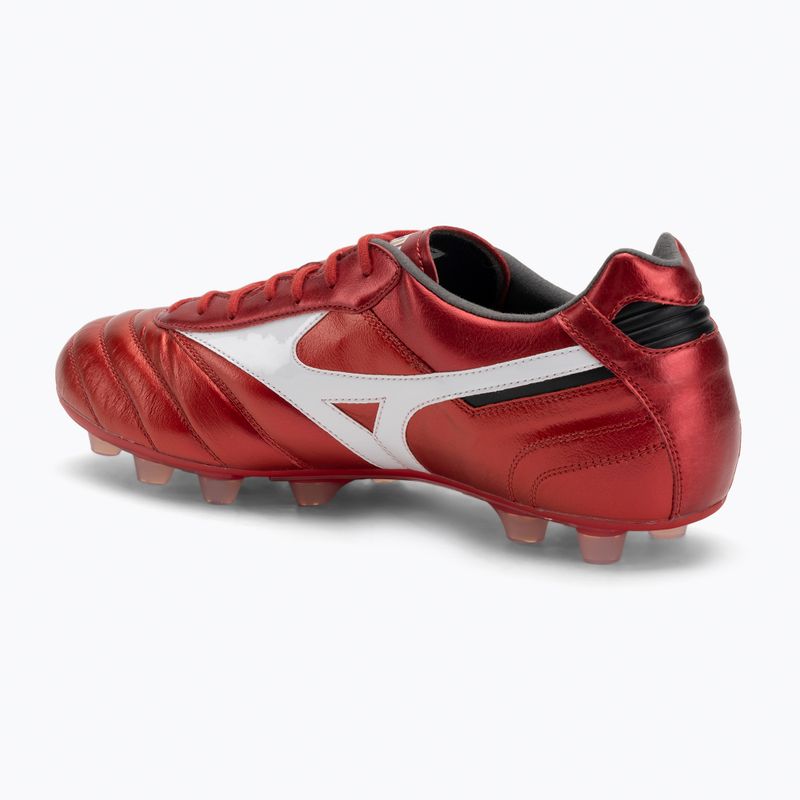 Кросівки футбольні чоловічі Mizuno Morelia II Elite FG morelia 40th red/white/black 3