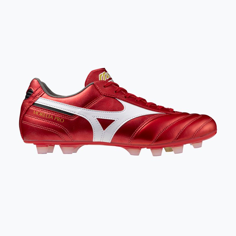 Кросівки футбольні чоловічі Mizuno Morelia II Pro FG morelia 40th red/white/black