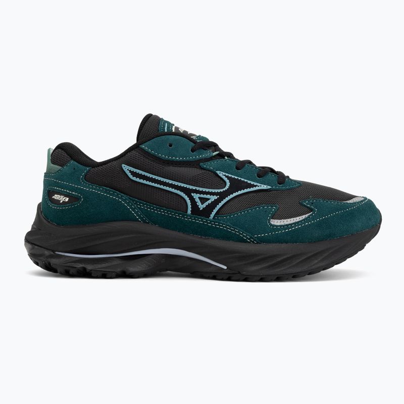 Кросівки чоловічі Mizuno Wave Rider β black sand/black/deep teal 2