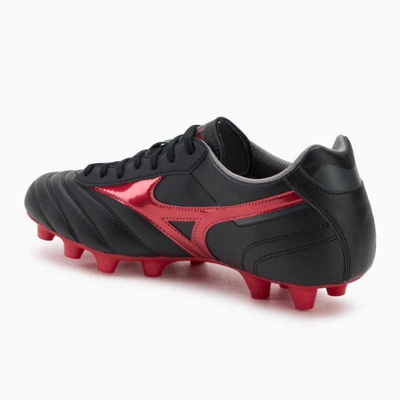 Кросівки футбольні Mizuno Morelia II Club FG black/morelia 40th red/black sand 3