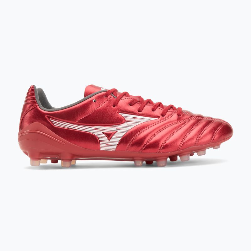 Кросівки футбольні чоловічі Mizuno Monarcida Neo III Pro AG morelia 40th red/white 2