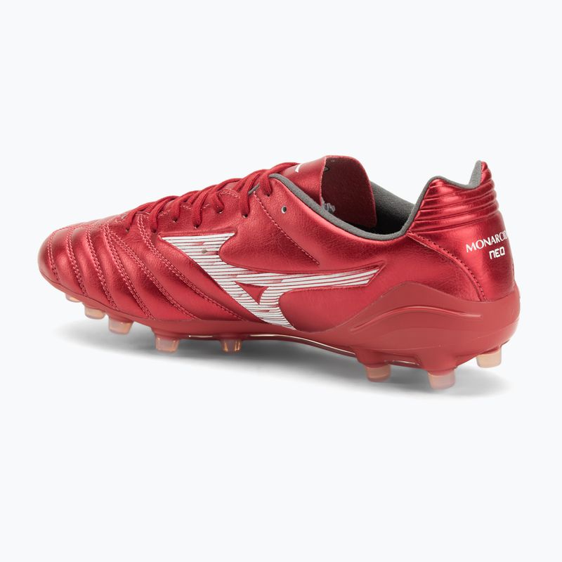 Кросівки футбольні чоловічі Mizuno Monarcida Neo III Pro AG morelia 40th red/white 3