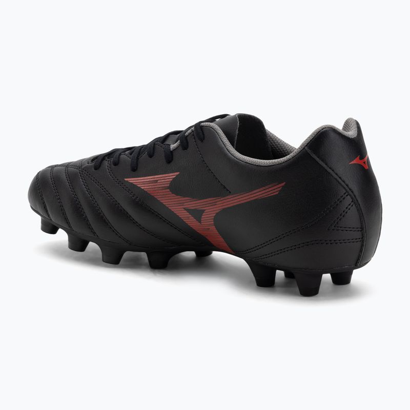 Кросівки футбольні Mizuno Monarcida Neo III Select Md black/morelia 40th red 3