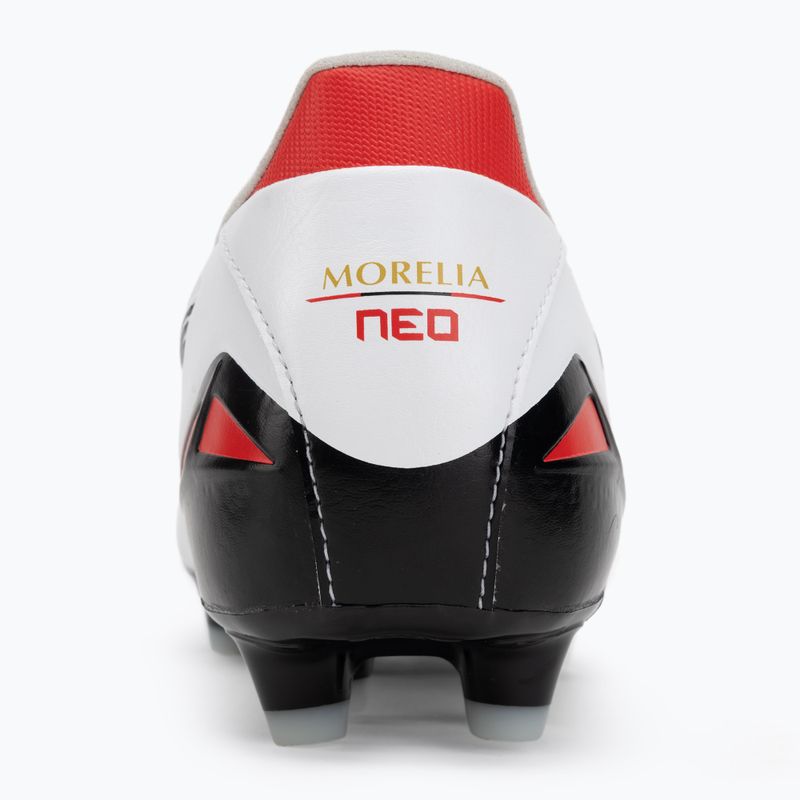 Кросівки футбольні чоловічі Mizuno Morelia Neo IV Pro MD white/black/chinese red 6