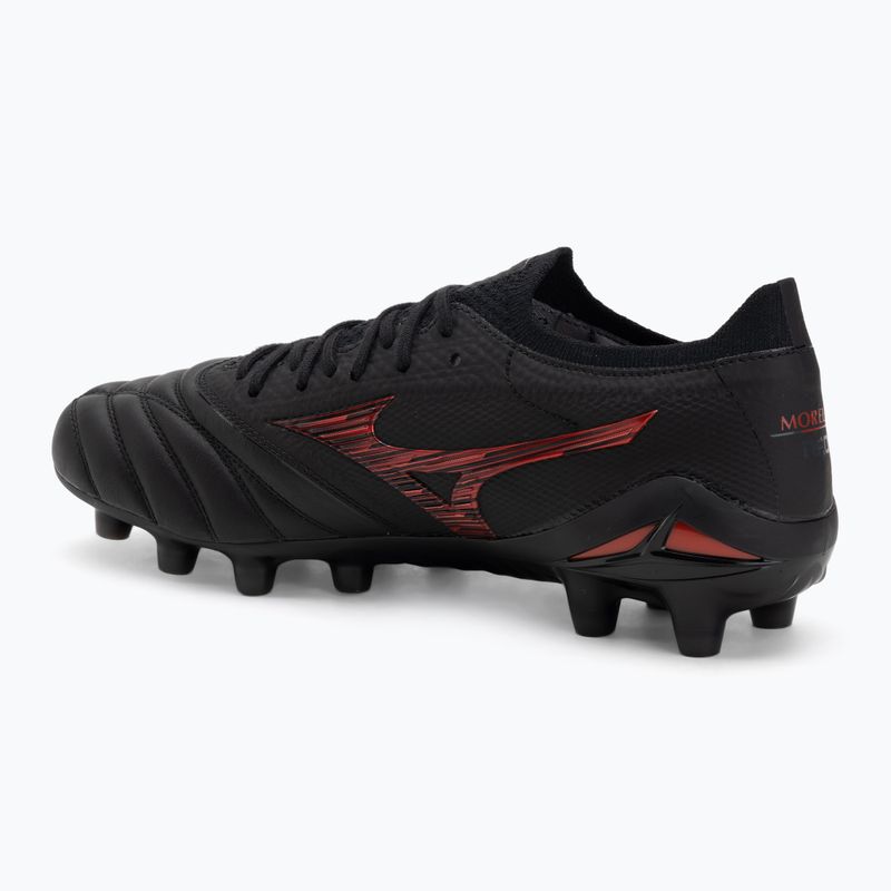 Кросівки футбольні чоловічі Mizuno Morelia Neo IV β Japan Md black/morelia 40th red/black 3