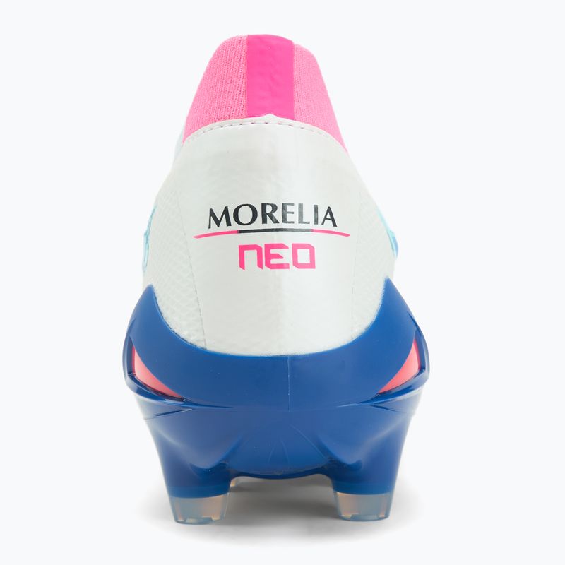 Кросівки футбольні чоловічі Mizuno Morelia Neo IV β Japan Fg white/tanager turquoise/pink tetra 6