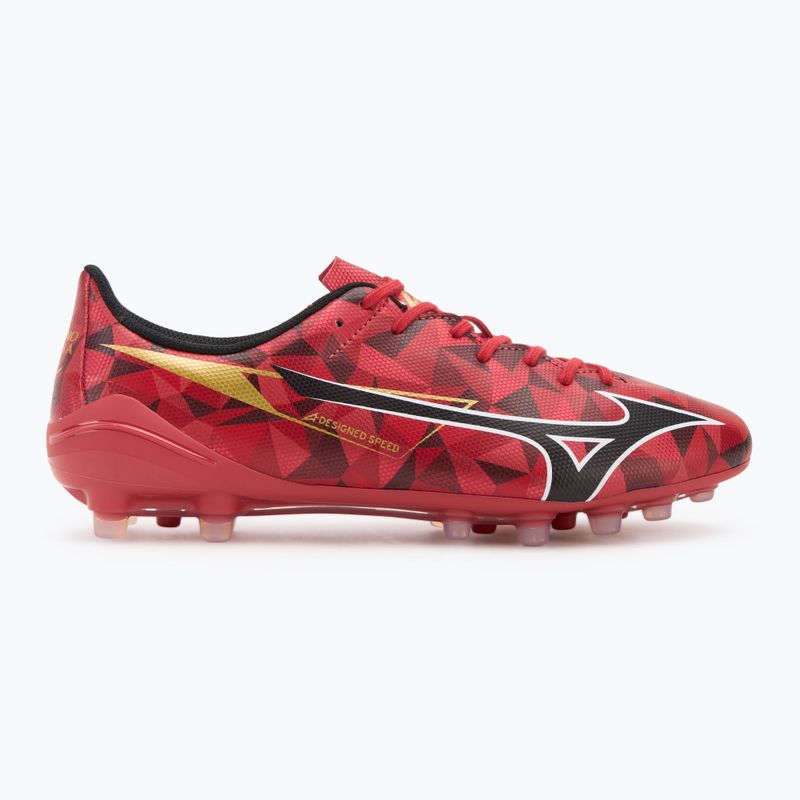 Кросівки футбольні Mizuno Alpha II Select AG morelia 40th red/black/gold 2