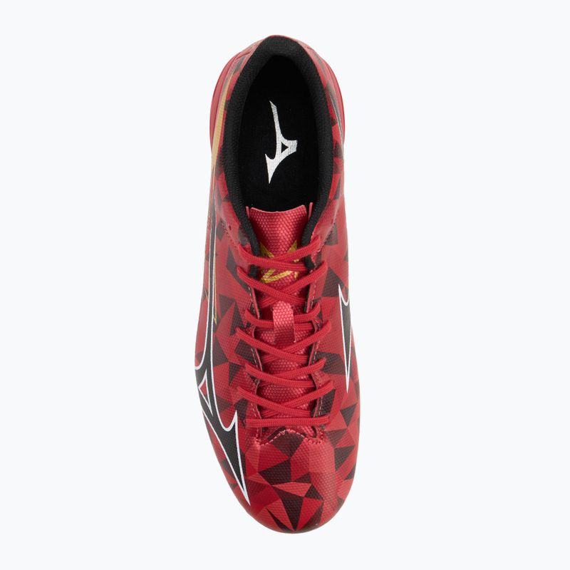 Кросівки футбольні Mizuno Alpha II Select AG morelia 40th red/black/gold 5
