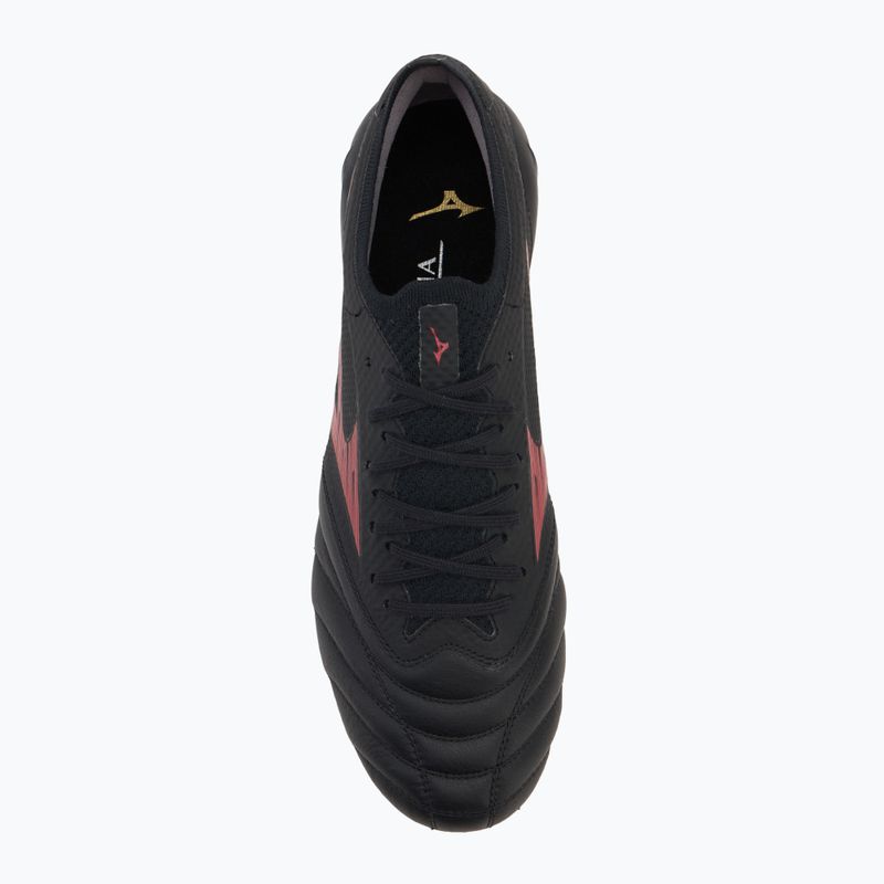 Кросівки футбольні чоловічі Mizuno Morelia Neo IV Β Elite MD black/morelia 40th red/black 5