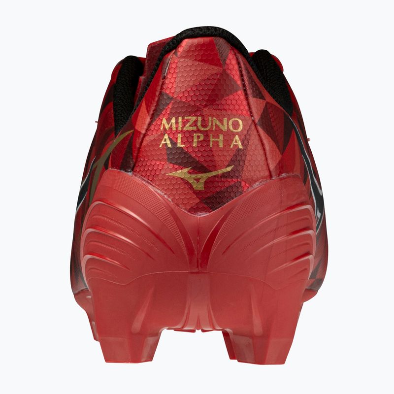 Кросівки футбольні Mizuno α II Select Md morelia 40th red/black/gold 3