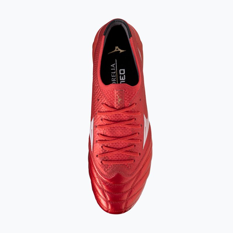 Кросівки футбольні чоловічі Mizuno Morelia Neo IV Pro Mix black/morelia 40th red/black 5
